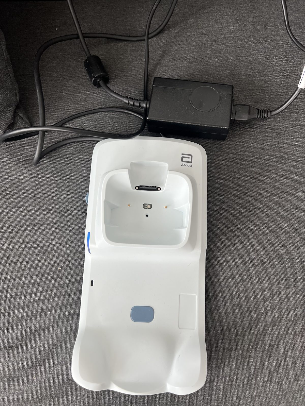 Desktop charging base station with mains power adapter